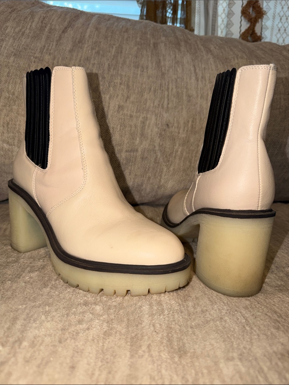 Chunky Heeled Booties